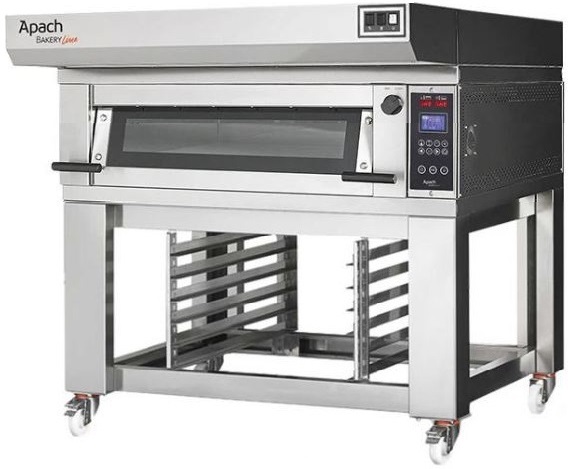Подовая печь unox. Тестораскатка Apach Bakery line ash400m. Хлеборезка Apach g42 12мм
