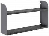 Полка КОБОР S1-80/20 graphite/wood