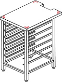Подставка с направляющими Vortmax ППК 6/520/715/850
