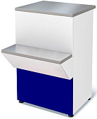 Прилавок расчетно-кассовый неохлаждаемый Марихолодмаш П2629 Нова (синий)