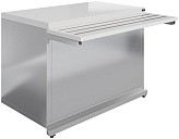 Прилавок нейтральный Luxstahl ПН-1200 Premium (камень)