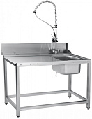 Стол предмоечный Abat СПМП-7-4 с душирующим устройством